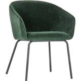 👉 Eetkamer stoel fluweel groen Set van 2 Eetkamerstoelen Sien Warm 373229-G 8714713092253
