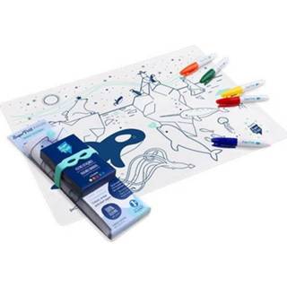 👉 Placemat siliconen active Superpetit met stiften - ijsberg 3760264700418