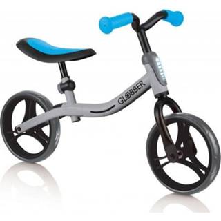 👉 Bike blauw zilver active Globber go loopfiets - zilver/blauw 4897070183803