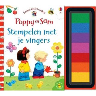 👉 Stempel active Uitgeverij usborne stempelen met je vingers - poppy en sam 9781474962391