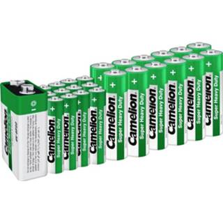 👉 Camelion Batterijset AAA, AA, 9 V 25 stuk(s) 4260030253159