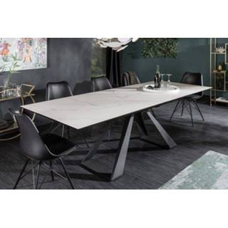 👉 Eettafel keramiek Concord 180-230cm Marmerlook - 40646