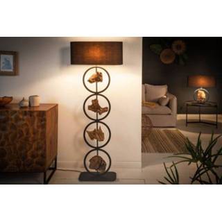 👉 Vloer lamp hout Vloerlamp Elements 147cm Massief Acacia - 40398