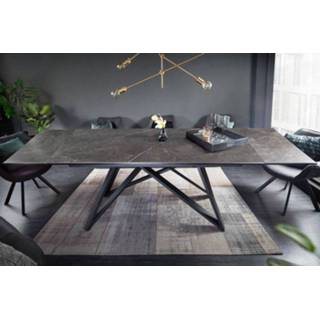 👉 Eettafel keramiek Atlas Grafiet 180-220-260cm - 40121