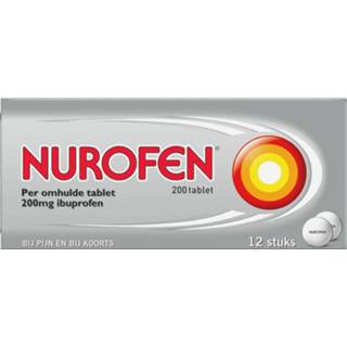 Dragee gezondheid geneesmiddelen Nurofen 200mg Dragees 12st 8710552509051