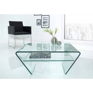 👉 Salon tafel glas Salontafel Fantome Trapez 70cm - 39054