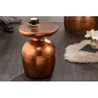 👉 Bijzet tafel aluminium Bijzettafel Orient 36cm Koper - 40237