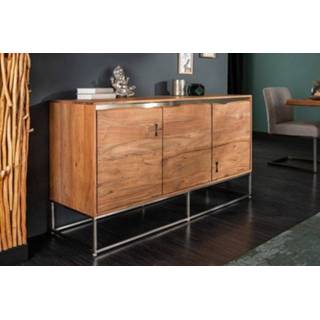 👉 Dressoir hout Mammoet Artwork 147cm Massief Acacia - 40143