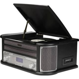 👉 Denver MRD-51 Stereoset DAB+, CD, Cassette, Platenspeler, AUX, USB Opnamefunctie 2 x 2.5 W Zwart