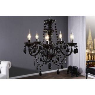 👉 Hang lamp zwart Hanglamp Kroonluchter 55cm - 1452