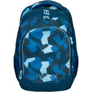 👉 Schoolrugzak jongens blauw Vlieg School Rugzak Camo Nation 4043946290292