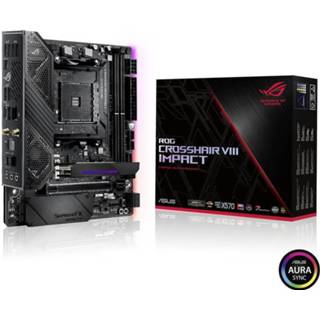 👉 Moederbord Asus ROG CROSSHAIR VIII IMPACT Socket AMD AM4 Vormfactor Mini-DTX chipset AMD® X570 4718017372558