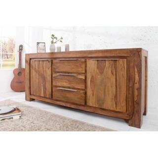 👉 Dressoir hout Giant 175cm Massief Sheesham - 18810
