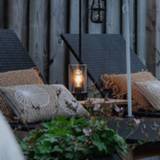 Buiten tafel lamp roestvrij staal zwart Moderne buitentafellamp IP44 - Jarra