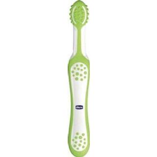 👉 Tandenborstel meisjes groen Chicco Training set, vanaf de 4e maand en massageborstel 8058664022687