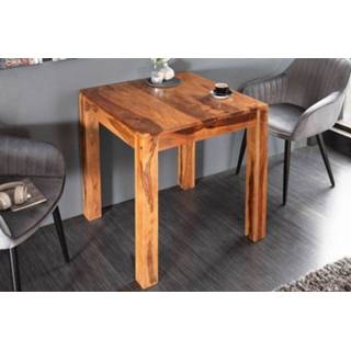 👉 Bistro tafel hout Bistrotafel Lagos 70cm Massief Sheesham - 36746