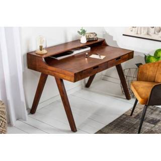 👉 Bureau hout Monsoon 100cm Massief Acacia - 39786