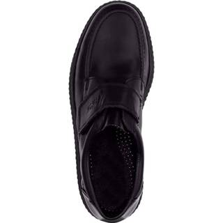 👉 Instappers effen polyester voering zwart mannen glad leer Instapper Rieker 4020931894062 4020931894123