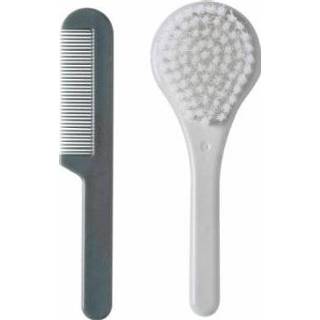 👉 Borstel donkergroen polypropyleen jongens groen baby's Luma ® Baby care Kam & Salie Green 8714929309329