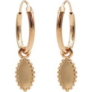 Oorhanger active Roségoudkleurige Oorhangers met meerdere Bolletjes | Karma Jewelry