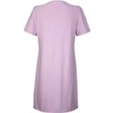 👉 Nachthemd blauw katoen effen vrouwen vrolijk gekleurde print paars Nachthemden per 2 stuks Blue Moon Lila::Marine 4055706309298