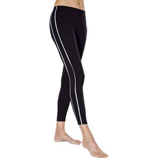 👉 Legging katoen effen vrouwen onderhoudsarm materiaal zwart Leggings per 3 Harmony Zwart::Rood::Marine 4055706768040