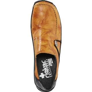 Instappers bruin glad leer effen vrouwen rieker merkkwaliteit Instapper 4060596178411