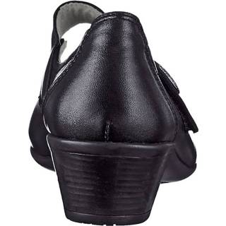 👉 Instappers zwart glad leer effen kerst buigzame zool Instapper Naturläufer 4055711600816