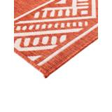 👉 Polypropyleen grafisch wonen met fraaie sierrand oranje Outdoortapijt Felix Casamaxx Terra 4055704862917