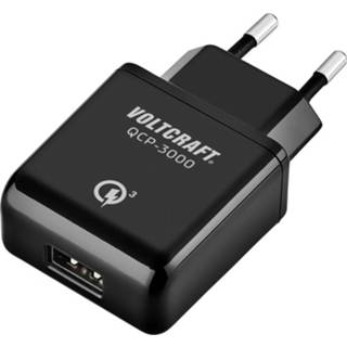 👉 VOLTCRAFT QCP-3000 VC-11342765 USB-oplader Thuis Uitgangsstroom (max.) 3000 mA 1 x USB Qualcomm Quick Charge 3.0 4064161079899