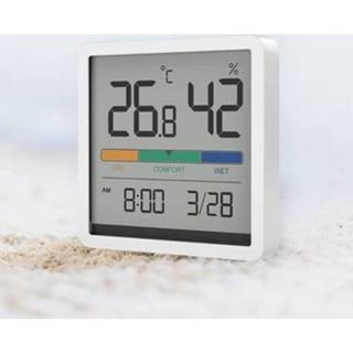 👉 Hygrometer MIIIW Comfort Temperature and Humidity Clock Digital Alarm Indoor Thermometer Monitor