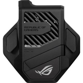 👉 Zwart Asus ROG Phone 5 AeroActive Cooler (fan) USB-C Smartphone-ventilator Geschikt voor: 4711081060420