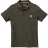 👉 Carhartt Force Delmont Pocket Polo shirt Groen 2XL