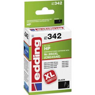 👉 Inkt cartridge zwart Edding vervangt HP 950, 950XL Compatibel EDD-342 4043023152697