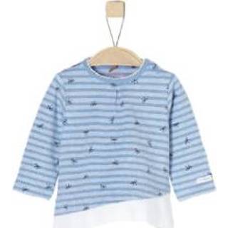 👉 S.Oliver  Girl s shirt met lange mouwen licht blauw - Blauw - Gr.68 - Meisjes