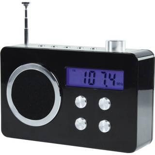 BasicXL Draagbare FM Radio zwart Zwart BasicXL Draagbare FM Radio Black