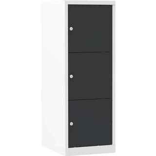 👉 Locker multicolor antraciet Lockerkast 30 cm 3-deurs - 1458721202620