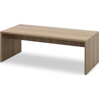 👉 Tafel eiken naturel kantoortafels melamine poot recht mannen Manage IT 220 x 100 cm - 1458721202620