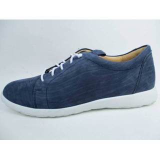 👉 Veterschoenen leer blauw Ganter 9009857718633