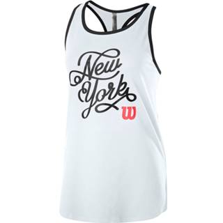 👉 Tanktop XS wit vrouwen Wilson NYC Calligra Tech Dames