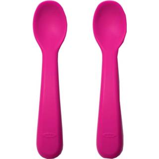 👉 OXO Tot Silicone Lepels Pink 2 Stuks