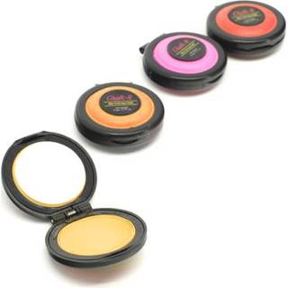 👉 Meerkleurig geel One Size Chalk It Neon 4 kleuren krijt om je haar te 5060376770483