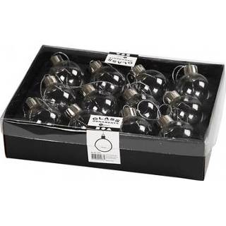 👉 Kerstbal GeenKleur Creotime Glazen 5712854012874