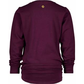 👉 Vingino! Jongens Shirt Lange Mouw - Maat 176 - Aubergine - Katoen/elasthan