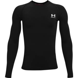 👉 Longsleeve XS zwart jongens Under Armour Heatgear
