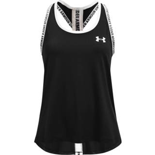 👉 Tanktop XS zwart meisjes Under Armour Knockout