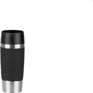 👉 Zwart RVS Emsa Travel mug waves 0.36l 4009049526454