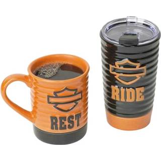 👉 Koffiebeker ceramic Harley-Davidson Ride & Rest Reis- En Set 661154186110