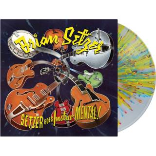 👉 Vinyl POP surfdog Limited Edition Brian Setzer splatter - Goes Instru-Mental (Splatter Gekleurd Vinyl) LP 810020503432 5060420345735 810020503418 810020503425