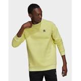 👉 Sweatshirt geel XS male Pulse Yellow mannen Adidas Originals Adicolor Essentials Trefoil - Heren 4064054644364